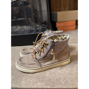 Sperry Top Sider Betty Chukka Boot Sneaker Lace-up Shoes Womens Size 6M Tan